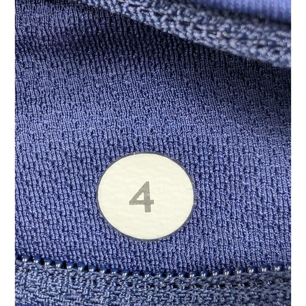Lululemon Pace Rival Skirt Womens 4 Tennis Athleisure Skort Lined Blue Pleated
